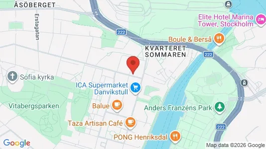 Apartments for rent i Södermalm - kort over placeringen
