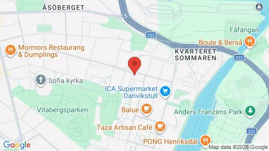 Apartments for rent i Södermalm - kort over placeringen