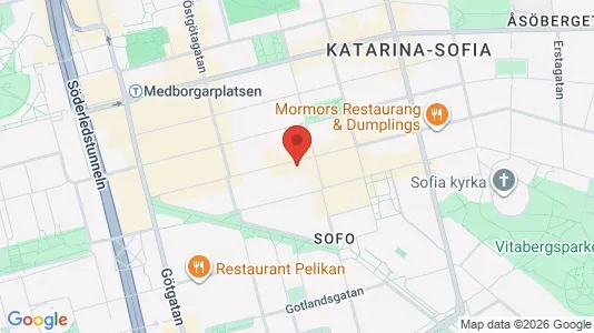 Apartments for rent i Södermalm - kort over placeringen