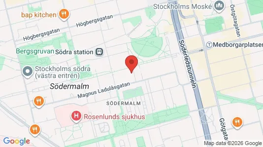 Apartments for rent i Södermalm - kort over placeringen