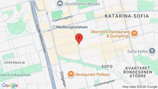 Apartments for rent i Södermalm - kort over placeringen