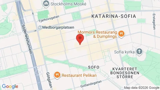 Apartments for rent i Södermalm - kort over placeringen