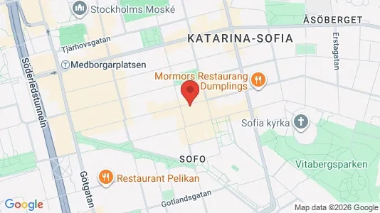 Apartments for rent i Södermalm - kort over placeringen