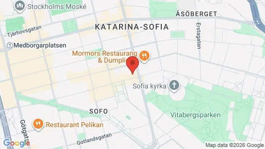 Apartments for rent i Södermalm - kort over placeringen
