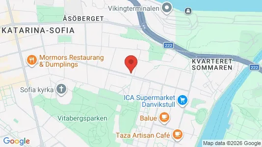 Apartments for rent i Södermalm - kort over placeringen