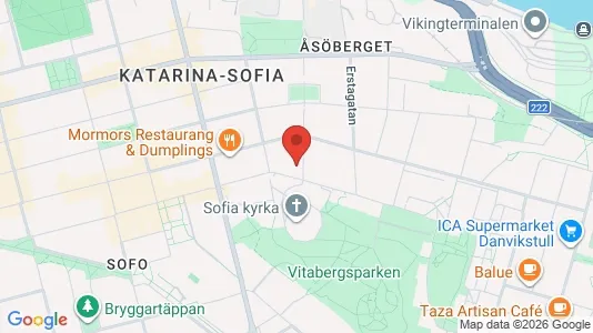 Apartments for rent i Södermalm - kort over placeringen