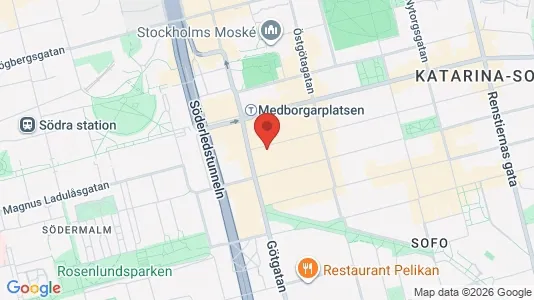 Apartments for rent i Södermalm - kort over placeringen