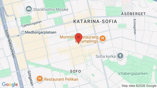 Apartments for rent i Södermalm - kort over placeringen