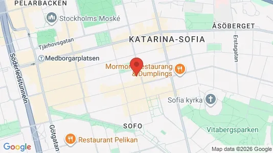 Apartments for rent i Södermalm - kort over placeringen