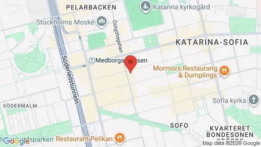 Apartments for rent i Södermalm - kort over placeringen