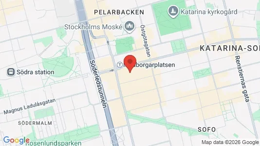 Apartments for rent i Södermalm - kort over placeringen