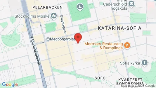 Apartments for rent i Södermalm - kort over placeringen