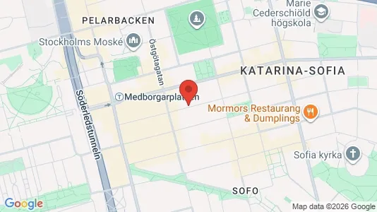 Apartments for rent i Södermalm - kort over placeringen