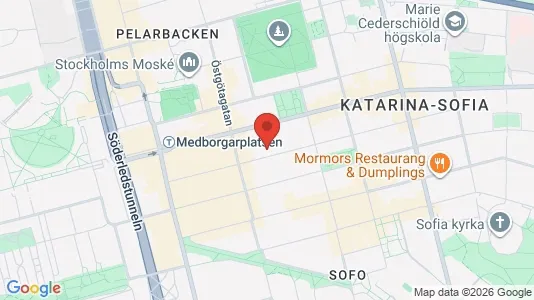 Apartments for rent i Södermalm - kort over placeringen