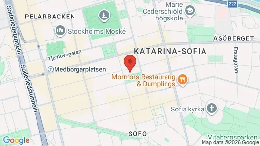 Apartments for rent i Södermalm - kort over placeringen