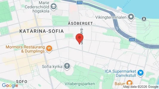 Apartments for rent i Södermalm - kort over placeringen
