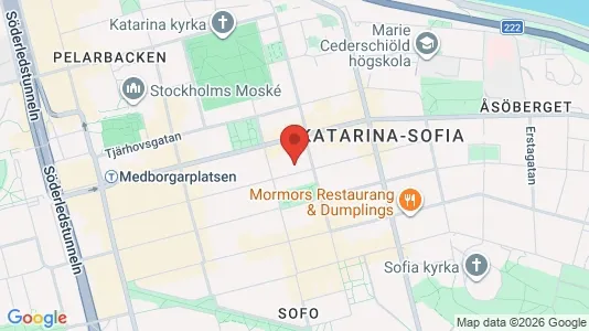 Apartments for rent i Södermalm - kort over placeringen