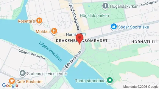 Apartments for rent i Södermalm - kort over placeringen