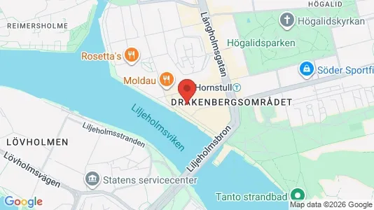 Apartments for rent i Södermalm - kort over placeringen