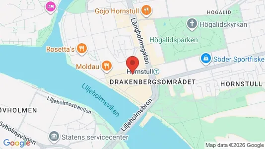 Apartments for rent i Södermalm - kort over placeringen