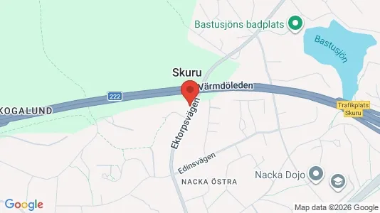 Apartments for rent i Nacka - kort over placeringen