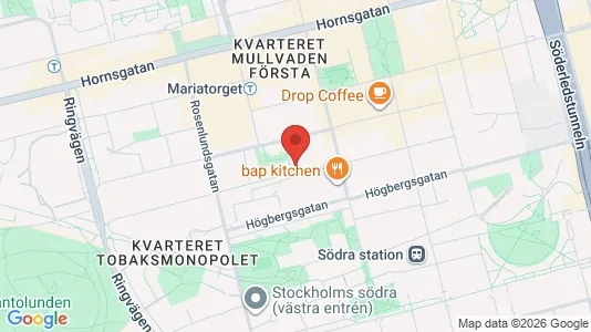 Apartments for rent i Södermalm - kort over placeringen