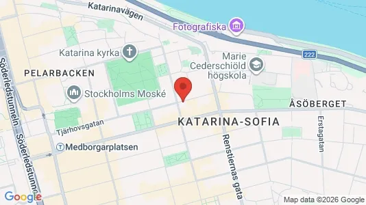 Apartments for rent i Södermalm - kort over placeringen