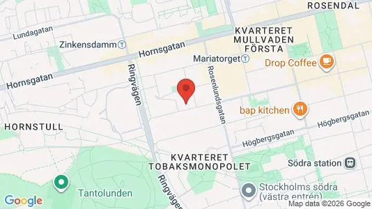 Apartments for rent i Södermalm - kort over placeringen