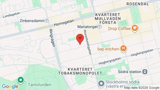 Apartments for rent i Södermalm - kort over placeringen