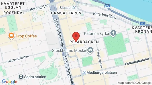 Apartments for rent i Södermalm - kort over placeringen