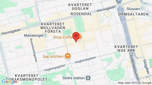 Apartments for rent i Södermalm - kort over placeringen