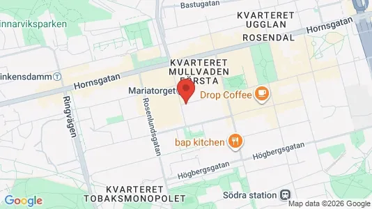 Apartments for rent i Södermalm - kort over placeringen