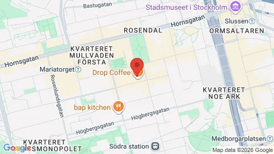 Apartments for rent i Södermalm - kort over placeringen