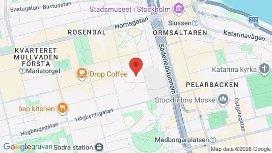 Apartments for rent i Södermalm - kort over placeringen