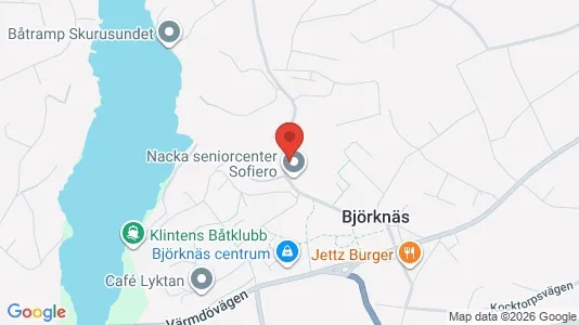 Apartments for rent i Nacka - kort over placeringen