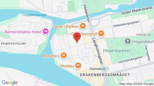 Apartments for rent i Södermalm - kort over placeringen