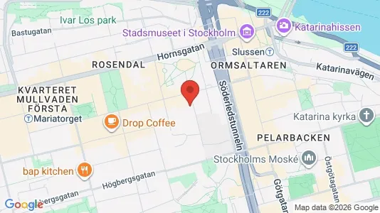 Apartments for rent i Södermalm - kort over placeringen