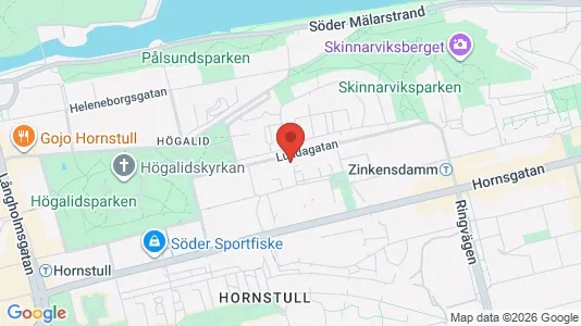 Apartments for rent i Södermalm - kort over placeringen