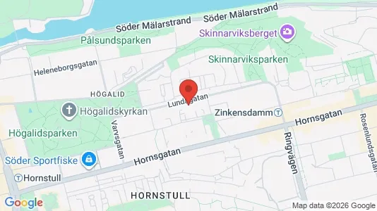 Apartments for rent i Södermalm - kort over placeringen