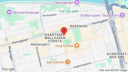 Apartments for rent i Södermalm - kort over placeringen