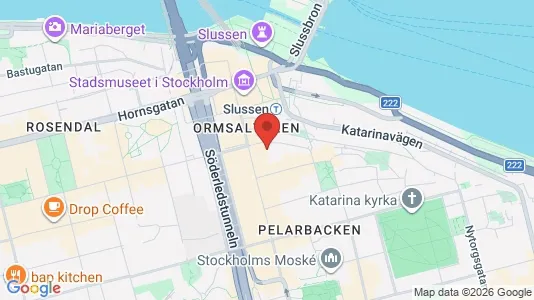 Apartments for rent i Södermalm - kort over placeringen