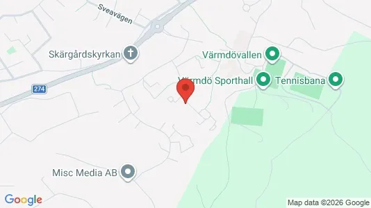 Apartments for rent i Värmdö - kort over placeringen