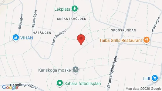 Apartments for rent i Karlskoga - kort over placeringen