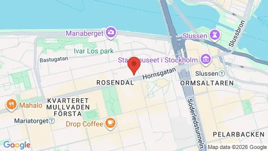 Apartments for rent i Södermalm - kort over placeringen
