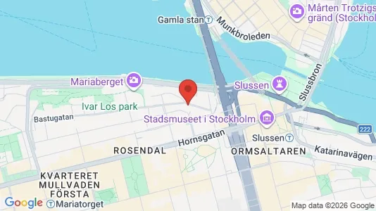 Apartments for rent i Södermalm - kort over placeringen