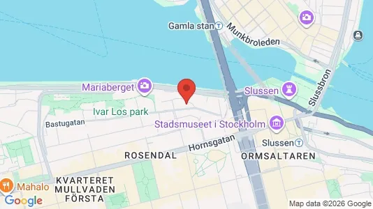 Apartments for rent i Södermalm - kort over placeringen