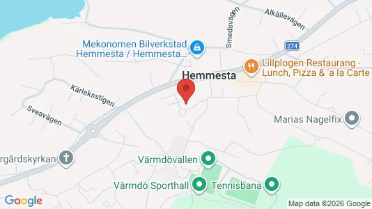 Apartments for rent i Värmdö - kort over placeringen