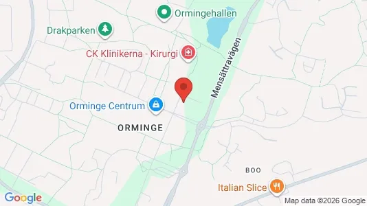 Apartments for rent i Nacka - kort over placeringen