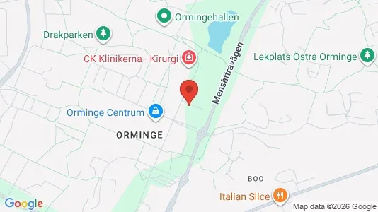 Apartments for rent i Nacka - kort over placeringen