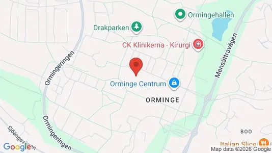 Apartments for rent i Nacka - kort over placeringen